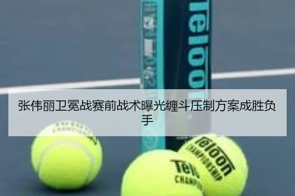 张伟丽卫冕战赛前战术曝光缠斗压制方案成胜负手